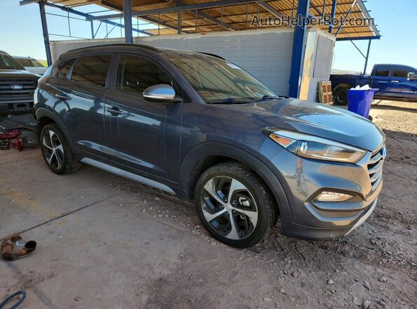 KM8J33A21JU794591 2018 HYUNDAI TUCSON Gray Առջևի աջ