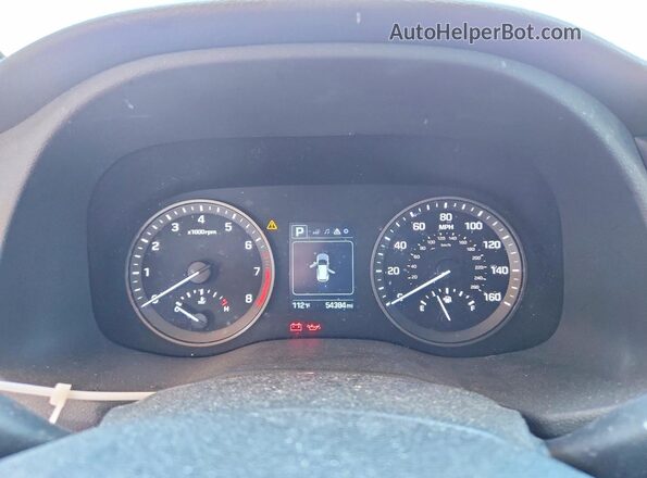 KM8J33A21JU794591 2018 HYUNDAI TUCSON Gray Սարքավորումների վահանակի տեսք