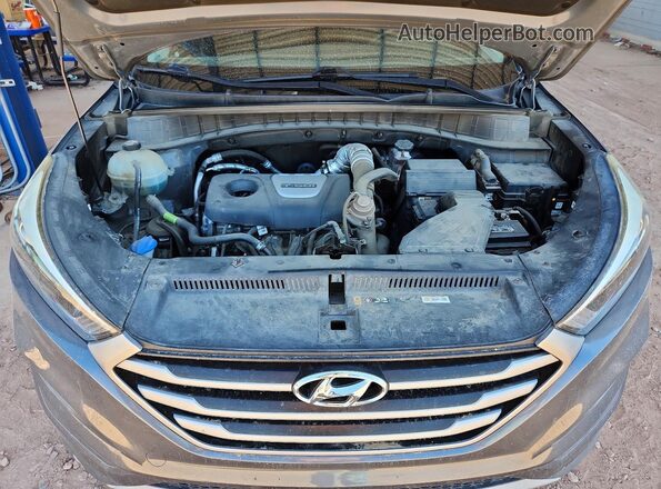 KM8J33A21JU794591 2018 HYUNDAI TUCSON Gray Շարժիչի բաժամունքի տեսք