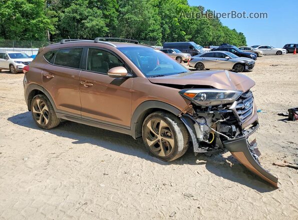 KM8J33A22GU251176 2016 HYUNDAI TUCSON Brown Delantero derecho