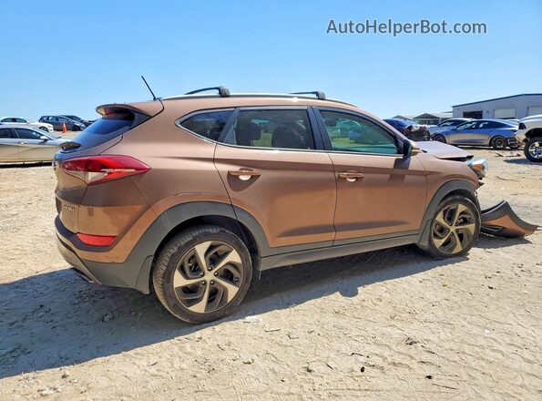 KM8J33A22GU251176 2016 HYUNDAI TUCSON Brown Trasero derecho