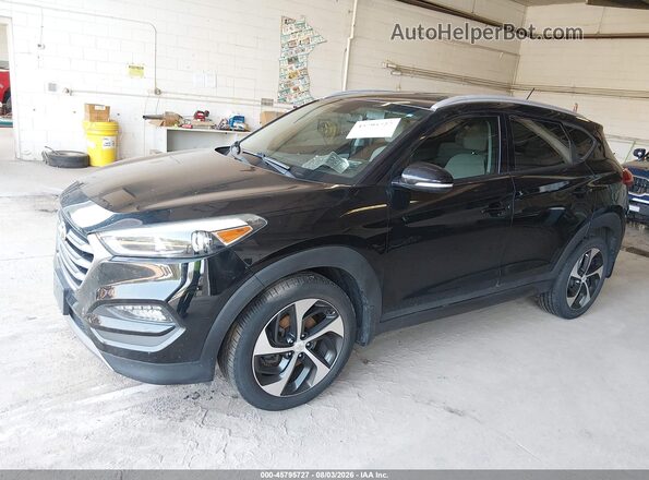 KM8J33A22GU267751 2016 HYUNDAI TUCSON Black Przód lewy