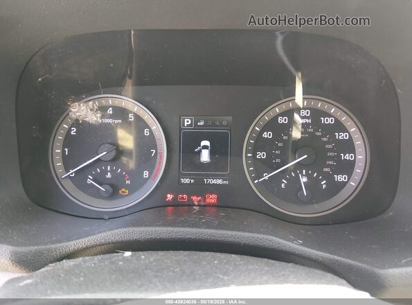 KM8J33A23GU211981 2016 HYUNDAI TUCSON Серый Вид задних сидений