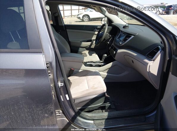 KM8J33A23GU211981 2016 HYUNDAI TUCSON Серый Вид салона спереди