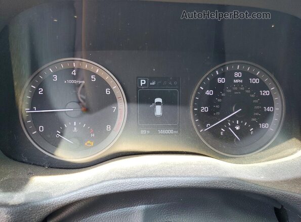 KM8J33A24GU059600 2016 HYUNDAI TUCSON Gray Widok zestawu wskaźników