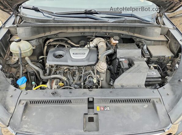 KM8J33A25GU113535 2016 HYUNDAI TUCSON Black Вид підкапотного простору