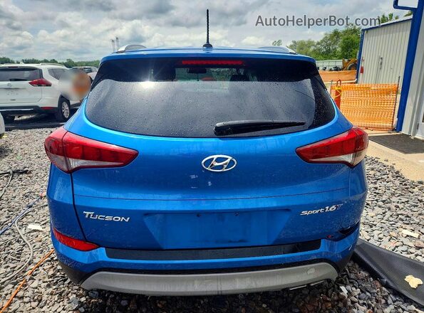 KM8J33A25HU368025 2017 HYUNDAI TUCSON Blue Widok z tyłu
