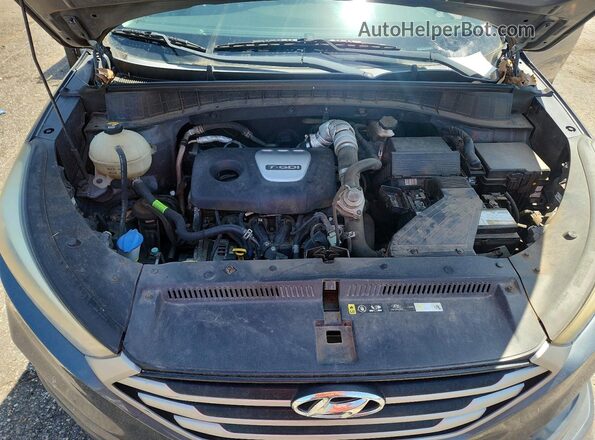 KM8J33A25HU577412 2017 HYUNDAI TUCSON Серый Вид подкапотного пространства