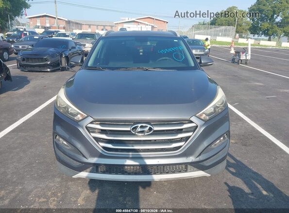 KM8J33A26HU371063 2017 HYUNDAI TUCSON Gray Instrument cluster view