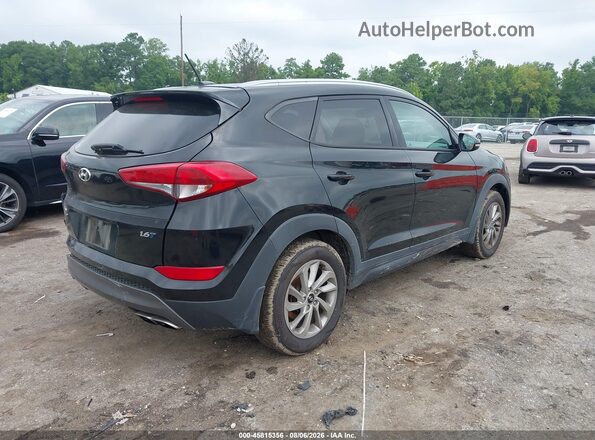 KM8J33A27GU082403 2016 HYUNDAI TUCSON Черный Задняя правая четверть