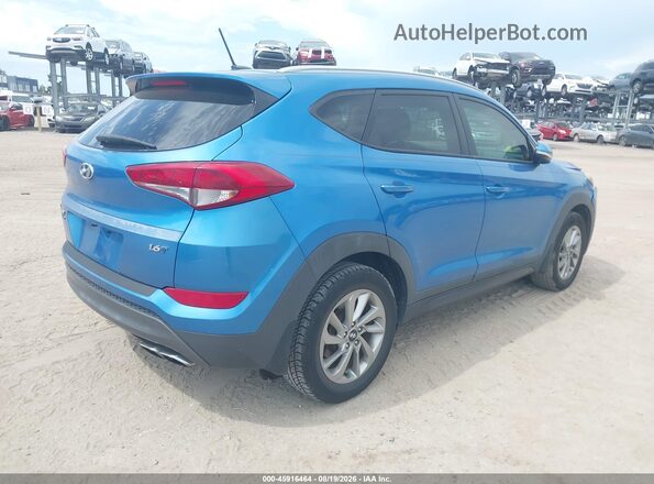 KM8J33A27GU131616 2016 HYUNDAI TUCSON Blue Задня права чверть