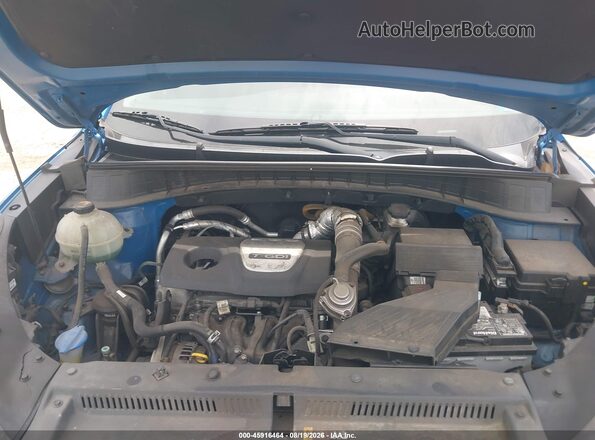 KM8J33A27GU131616 2016 HYUNDAI TUCSON Blue Вид ззаду