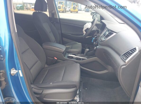 KM8J33A27GU131616 2016 HYUNDAI TUCSON Blue Вид салону спереду