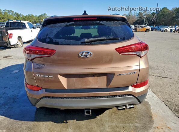 KM8J33A27GU235684 2016 HYUNDAI TUCSON Brown Հետևի տեսք