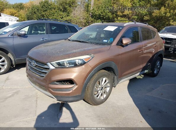 KM8J33A27HU577184 2017 HYUNDAI TUCSON Blue Передня ліва чверть