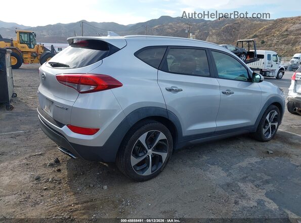 KM8J33A28GU038667 2016 HYUNDAI TUCSON Silver Rear right