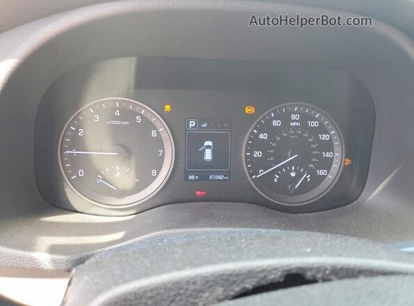 KM8J33A28GU061754 2016 HYUNDAI TUCSON Brown Սարքավորումների վահանակի տեսք