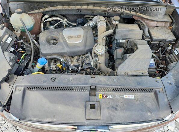 KM8J33A28GU225522 2016 HYUNDAI TUCSON Tan Вид підкапотного простору