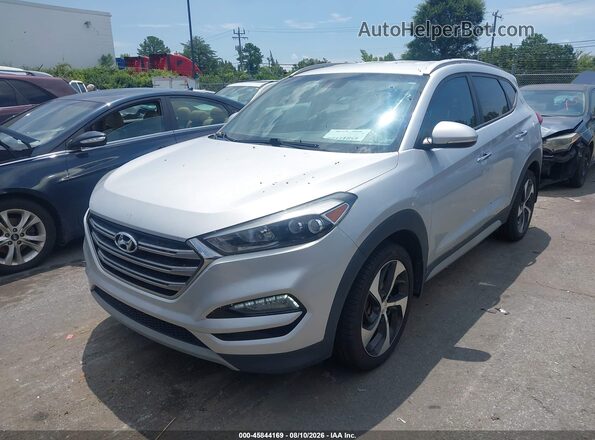 KM8J33A28JU758445 2018 HYUNDAI TUCSON Серебряный Передняя левая четверть