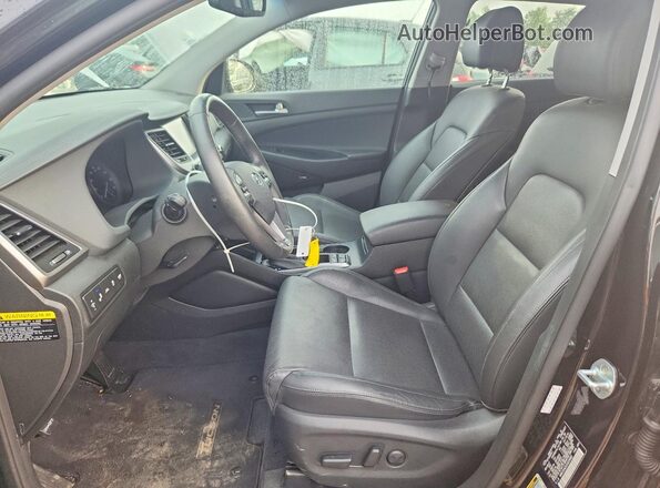 KM8J33A29JU639982 2018 HYUNDAI TUCSON Black Սալոնի դիմացի տեսք