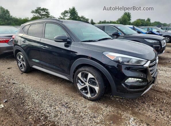 KM8J33A29JU639982 2018 HYUNDAI TUCSON Black Առջևի աջ