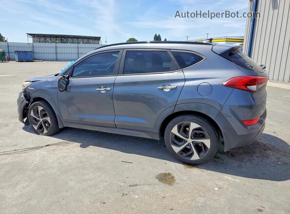 KM8J33A2XGU225473 2016 HYUNDAI TUCSON Gray Հետևի ձախ