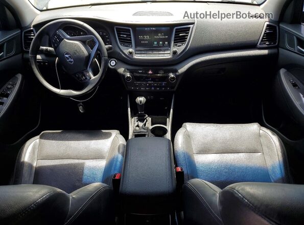 KM8J33A2XGU225473 2016 HYUNDAI TUCSON Gray Առջևի վահանակի տեսք
