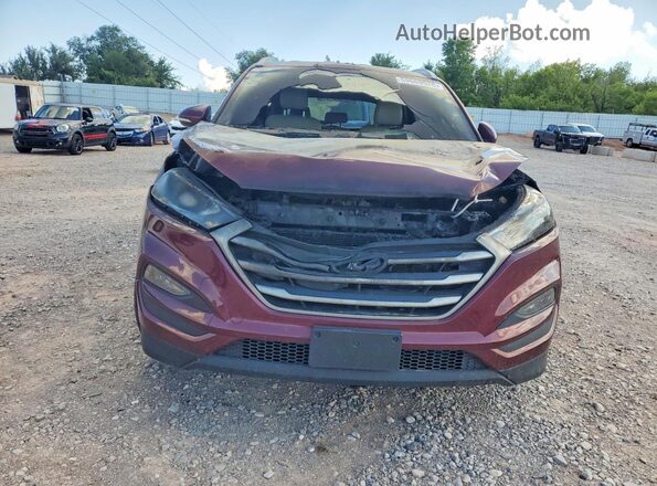 KM8J33A40HU413454 2017 HYUNDAI TUCSON Maroon წინა ხედი
