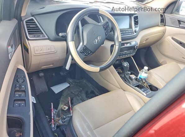 KM8J33A40HU413454 2017 HYUNDAI TUCSON Maroon წინა პანელის ხედი