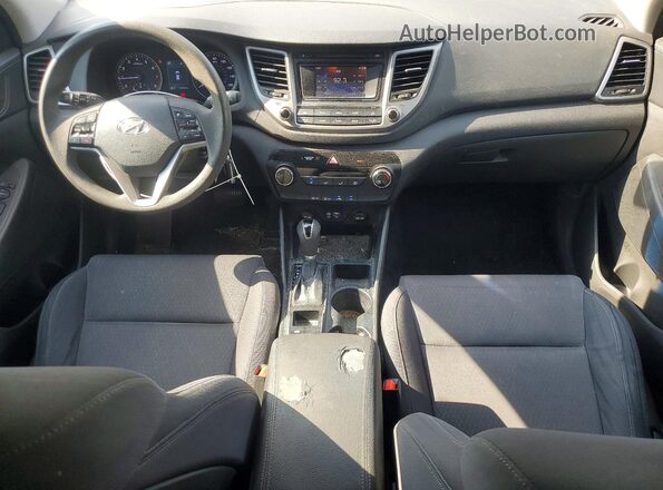 KM8J33A40HU596435 2017 HYUNDAI TUCSON Gray Widok deski rozdzielczej
