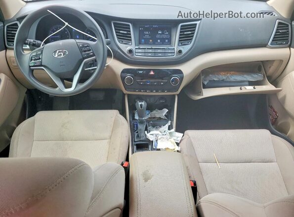 KM8J33A40JU611103 2018 HYUNDAI TUCSON Red Vista del salpicadero