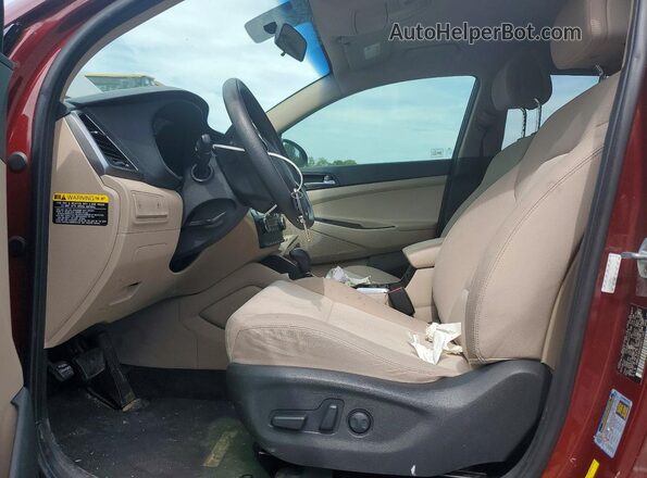 KM8J33A40JU611103 2018 HYUNDAI TUCSON Red Vista interior delantera