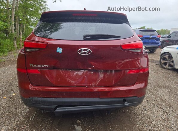 KM8J33A40LU189482 2020 HYUNDAI TUCSON Red Rear view