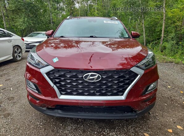 KM8J33A40LU189482 2020 HYUNDAI TUCSON Red Front view