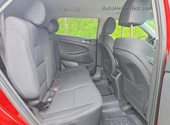 KM8J33A40LU189482 2020 HYUNDAI TUCSON Red Rear seats view