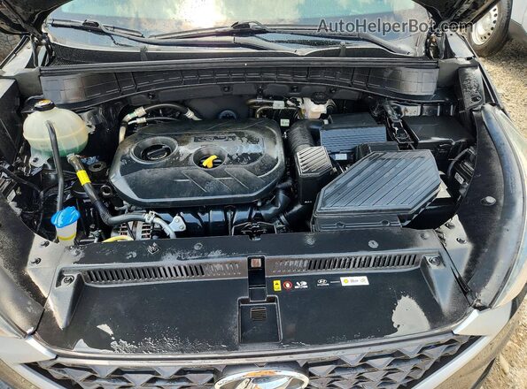 KM8J33A40MU286117 2021 HYUNDAI TUCSON Black Vista del compartimento del motor