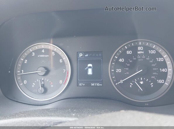 KM8J33A41GU072502 2016 HYUNDAI TUCSON Белый Вид задних сидений