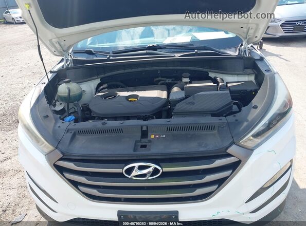 KM8J33A41GU072502 2016 HYUNDAI TUCSON Белый Вид сзади