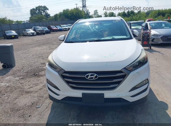 KM8J33A41GU072502 2016 HYUNDAI TUCSON Белый Вид щитка приборов