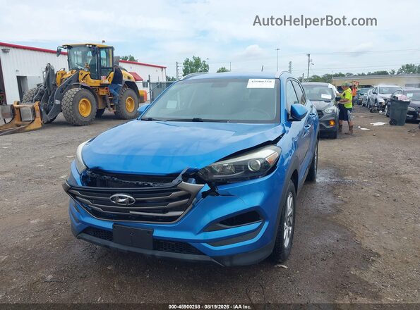 KM8J33A41GU128986 2016 HYUNDAI TUCSON Blue Vista frontal