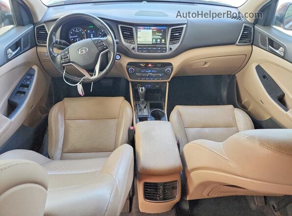 KM8J33A41HU423636 2017 HYUNDAI TUCSON Burgundy Առջևի վահանակի տեսք
