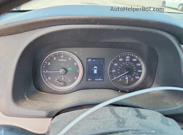 KM8J33A42JU620921 2018 HYUNDAI TUCSON Gray Вид щитка приладів