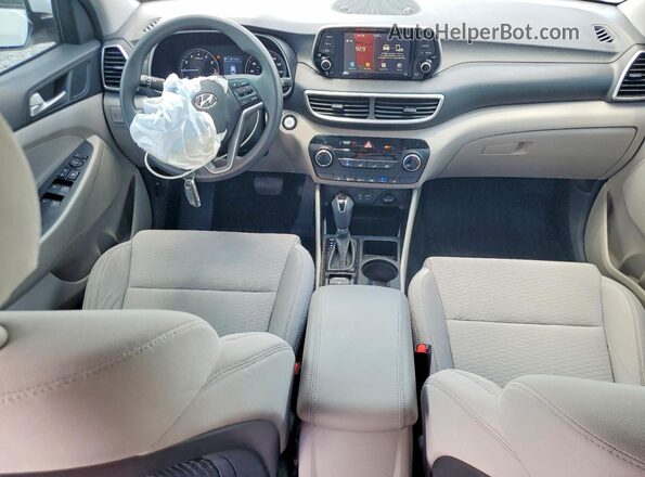 KM8J33A42MU311213 2021 HYUNDAI TUCSON White წინა პანელის ხედი