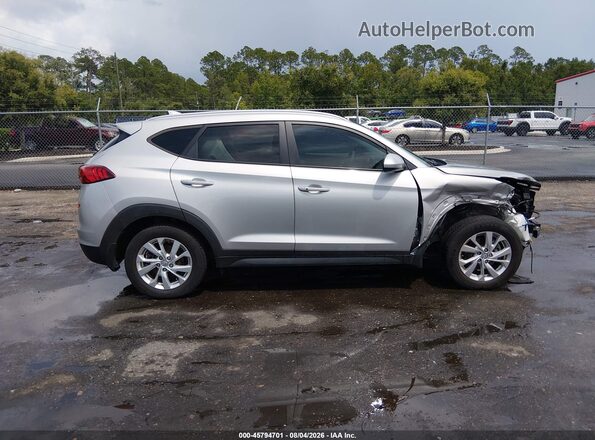 KM8J33A42MU322292 2021 HYUNDAI TUCSON Серебряный Вид задней части салона