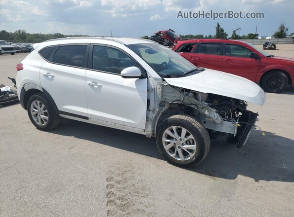 KM8J33A42MU388065 2021 HYUNDAI TUCSON Белый Передняя правая четверть