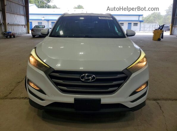 KM8J33A43GU089348 2016 HYUNDAI TUCSON White წინა ხედი