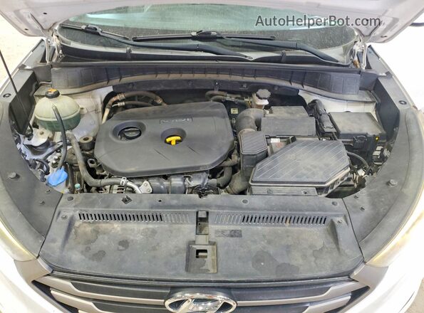 KM8J33A43GU089348 2016 HYUNDAI TUCSON White ძრავის განყოფილების ხედი