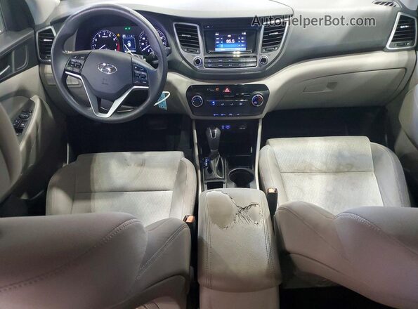 KM8J33A43GU089348 2016 HYUNDAI TUCSON White წინა პანელის ხედი