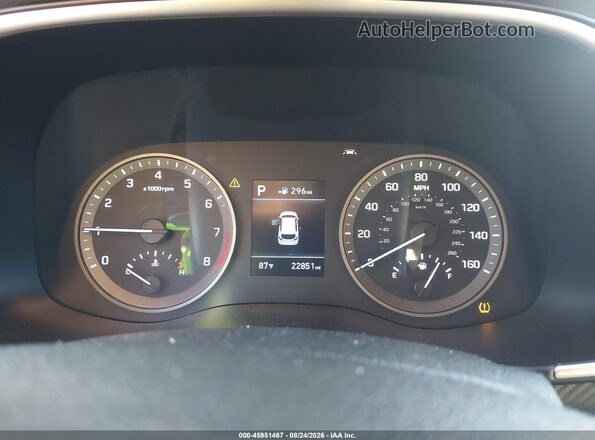 KM8J33A43KU057380 2019 HYUNDAI TUCSON Красный Вид задних сидений