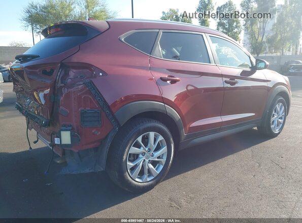 KM8J33A43KU057380 2019 HYUNDAI TUCSON Красный Задняя правая четверть